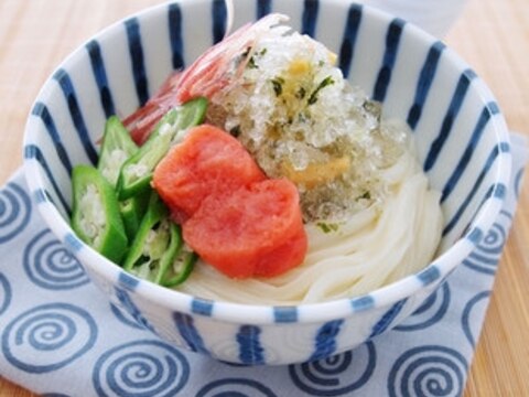 氷茶漬けうどん（明太子）